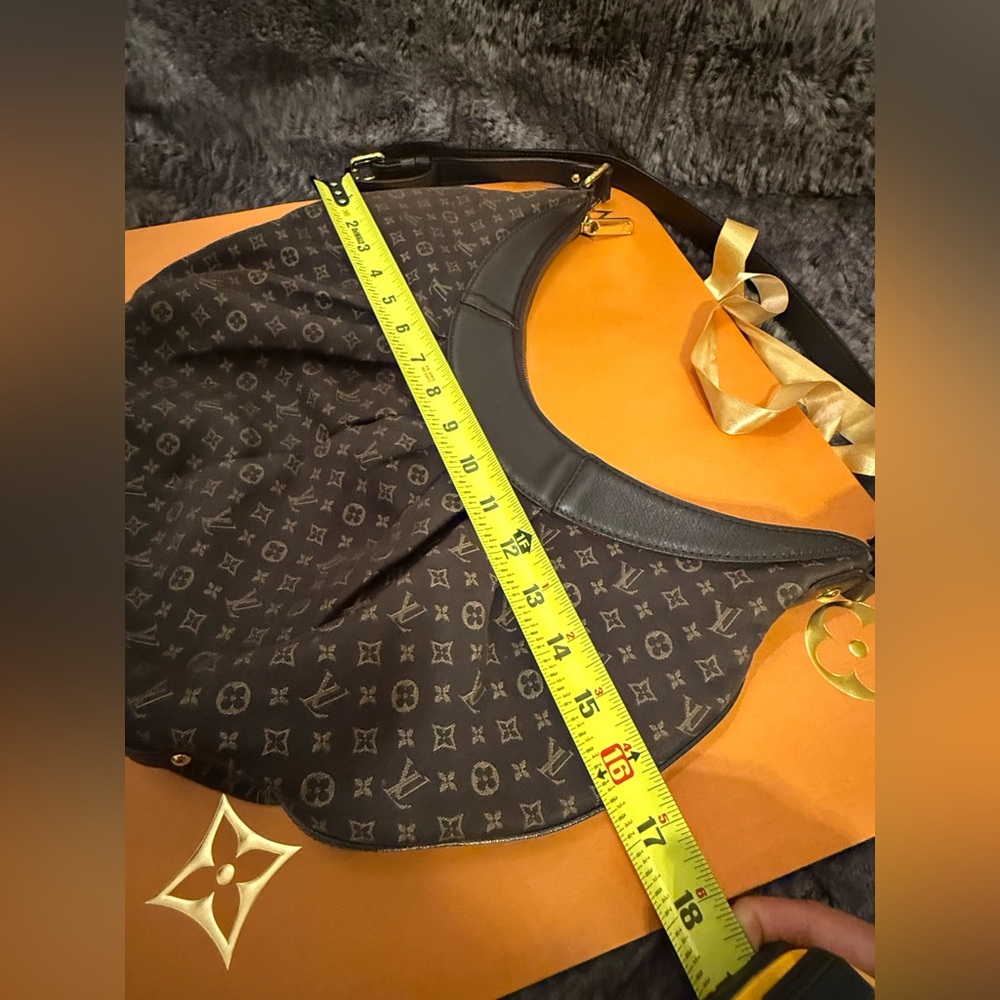Louis Vuitton Monogram Idylle Rhapsodie Hobo shoulder bag in the "Encre" color - Picture 11 of 12